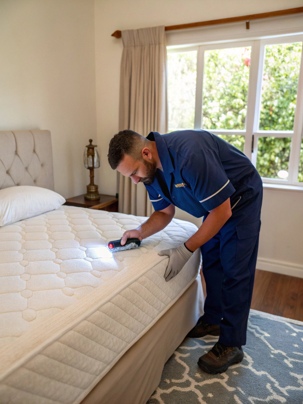 Professional bed bug detection technician